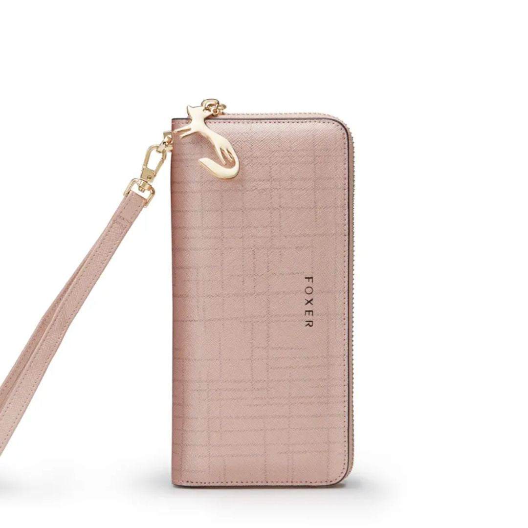 Damen Clutch Geldbörse ⎜ Langbörse mit Münzfach und Kartenfächern
