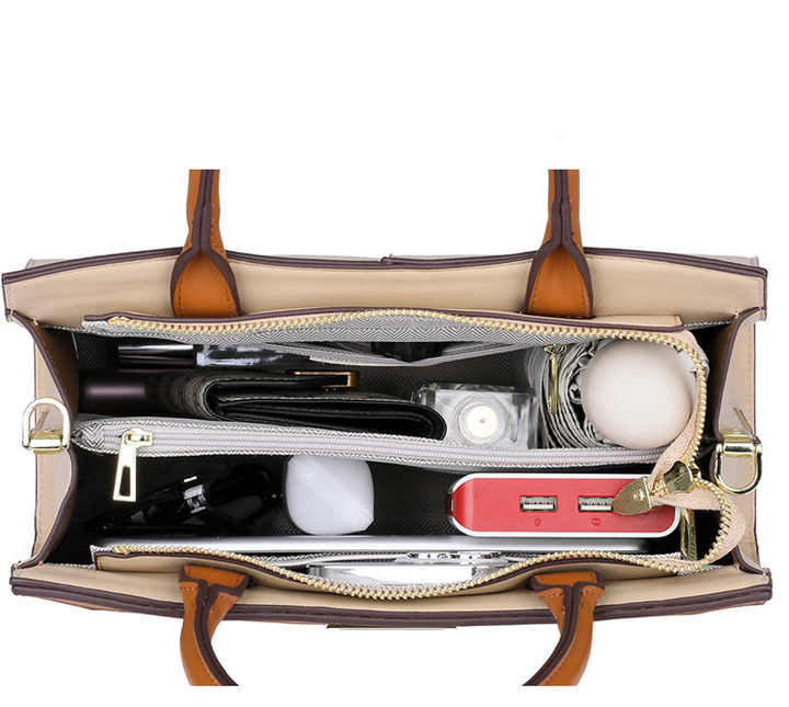 Tasche mit Drehverschluss ⎜ Elegantes Design und viel Stauraum für den Alltag
