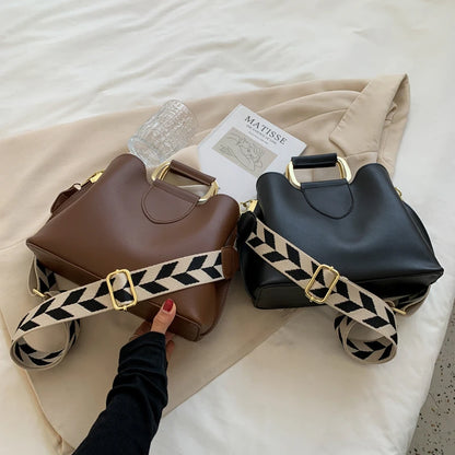 Bucket Bag für Damen ⎜ Modisches Design mit breitem Schultergurt und praktischer Tragefunktion