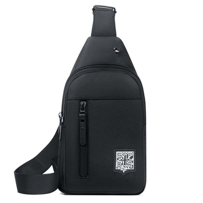 Umhängetasche für Herren ⎜ Kompakte Crossbody-Tasche mit Reißverschluss und verstellbarem Schultergurt