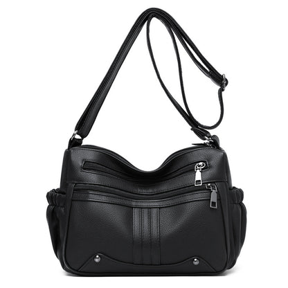 Modische Umhängetasche für Damen ⎜ Große Tasche mit mehreren Fächern und praktischem Design