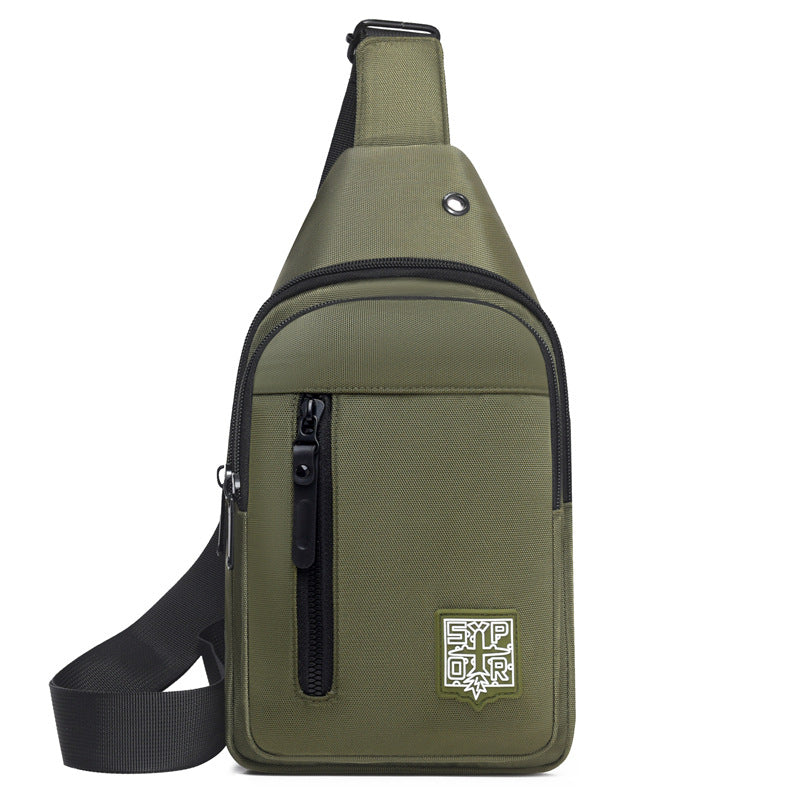 Umhängetasche für Herren ⎜ Kompakte Crossbody-Tasche mit Reißverschluss und verstellbarem Schultergurt