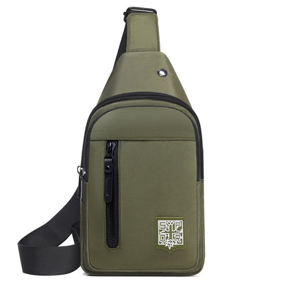 Umhängetasche für Herren ⎜ Kompakte Crossbody-Tasche mit Reißverschluss und verstellbarem Schultergurt