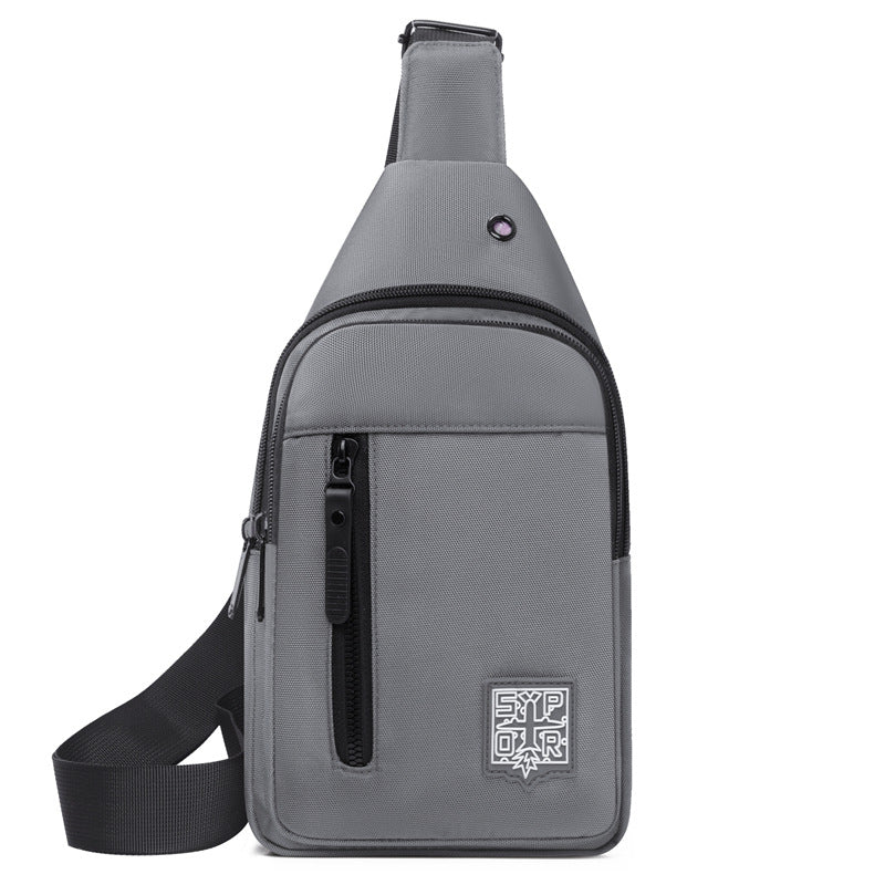 Umhängetasche für Herren ⎜ Kompakte Crossbody-Tasche mit Reißverschluss und verstellbarem Schultergurt