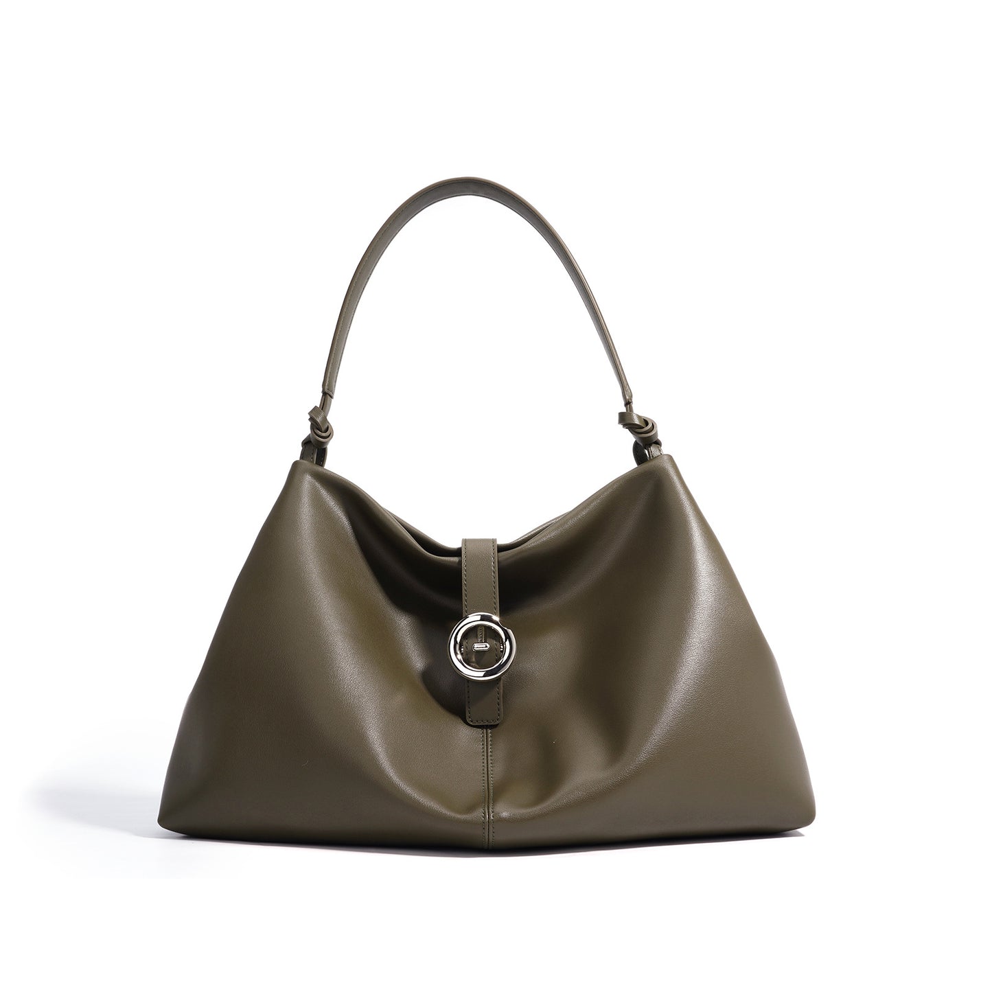 Große Umhängetasche für Damen ⎜ Stilvolle Schultertasche mit edlem Design und praktischer Ringvorrichtung
