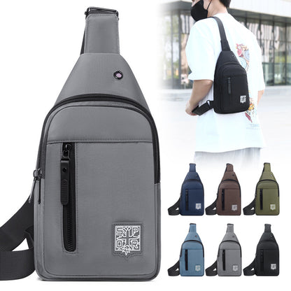 Umhängetasche für Herren ⎜ Kompakte Crossbody-Tasche mit Reißverschluss und verstellbarem Schultergurt