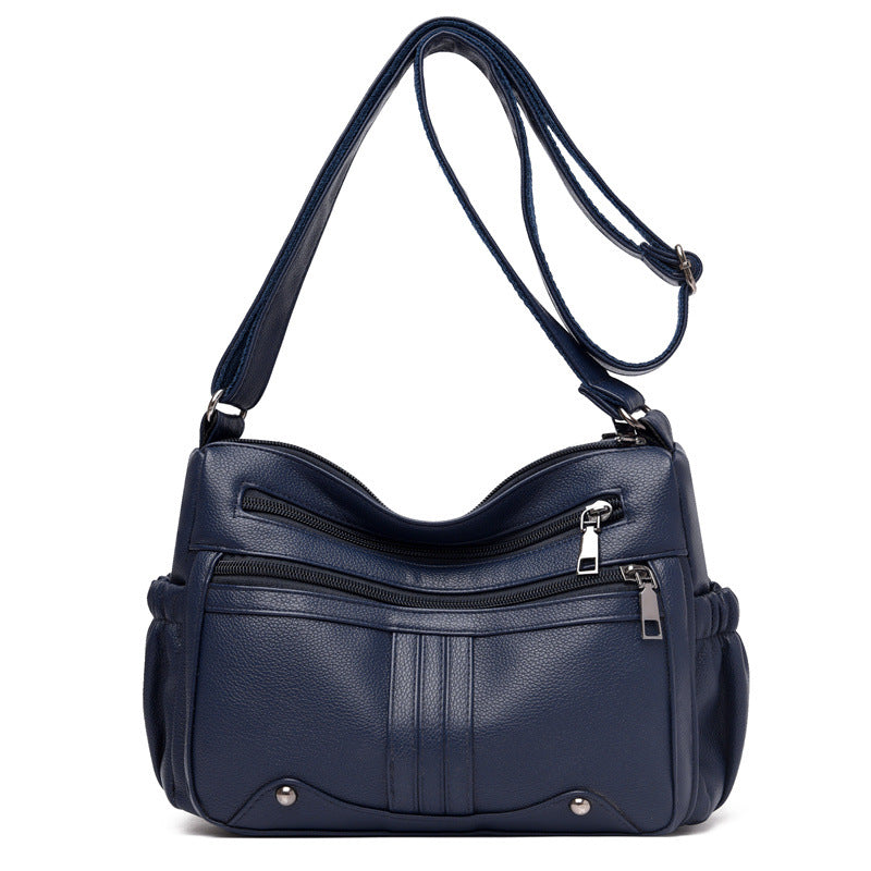 Modische Umhängetasche für Damen ⎜ Große Tasche mit mehreren Fächern und praktischem Design