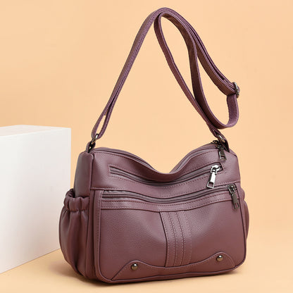 Modische Umhängetasche für Damen ⎜ Große Tasche mit mehreren Fächern und praktischem Design