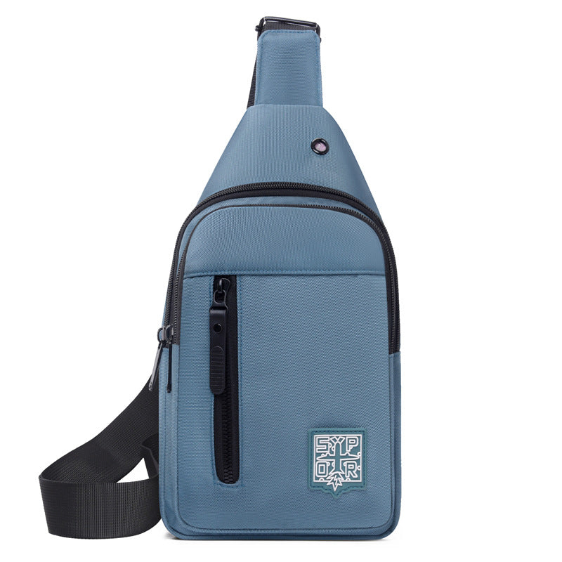 Umhängetasche für Herren ⎜ Kompakte Crossbody-Tasche mit Reißverschluss und verstellbarem Schultergurt