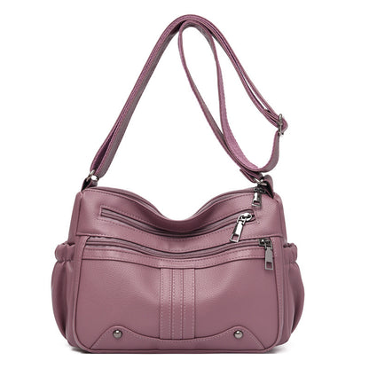 Modische Umhängetasche für Damen ⎜ Große Tasche mit mehreren Fächern und praktischem Design
