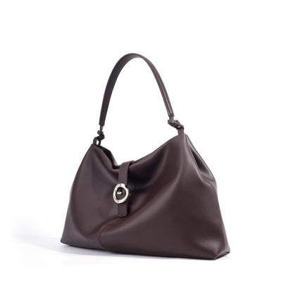 Große Umhängetasche für Damen ⎜ Stilvolle Schultertasche mit edlem Design und praktischer Ringvorrichtung