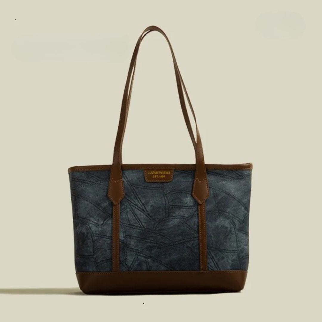 Große Tragetasche für Damen ⎜ Einfaches Design mit geräumigem Innenraum und stilvollen Tragegriffen