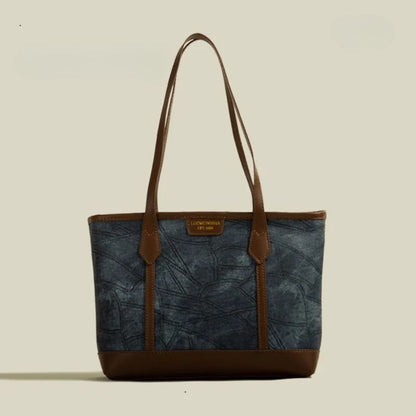 Große Tragetasche für Damen ⎜ Einfaches Design mit geräumigem Innenraum und stilvollen Tragegriffen