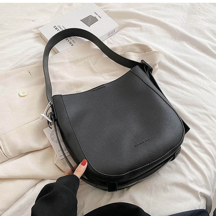 Crossbody Bucket Bag für Damen ⎜ Schlichtes Design mit verstellbarem Schultergurt und praktischem Innenraum