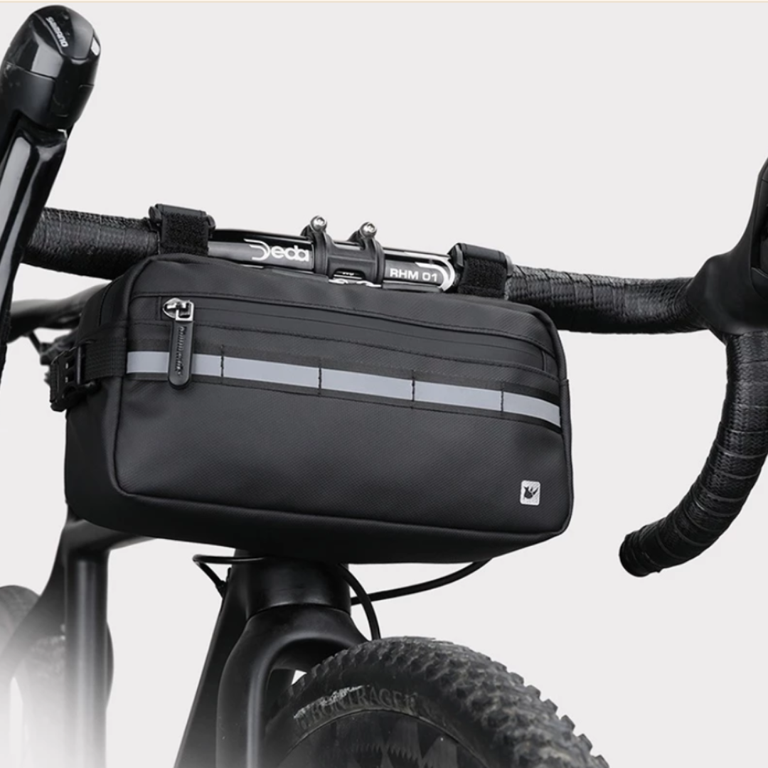 Fahrrad-Lenkertasche mit Schultergurt ⎜ Vielseitige Fronttasche für Alltag, Freizeit und Radtouren