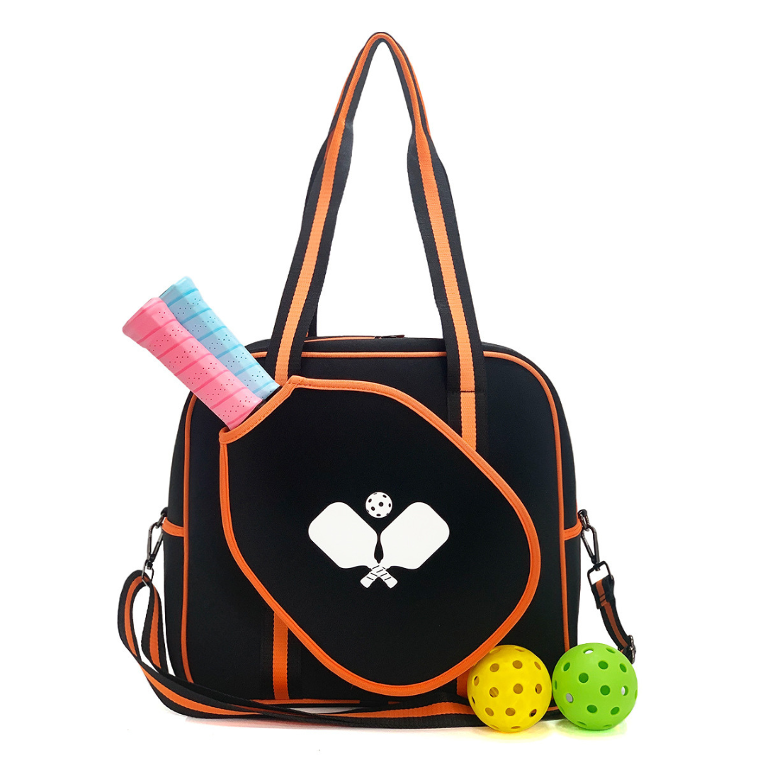 Tennistasche für Damen ⎜ Stilvolle Tragetasche mit Schultergurt und Außentasche für zwei Schläger