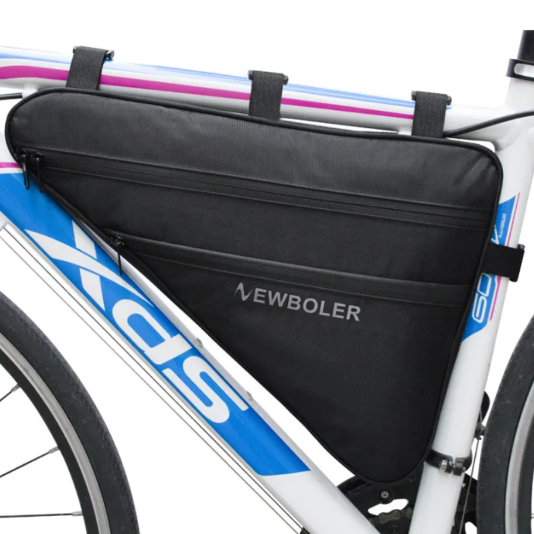 Fahrrad Rahmentasche Dreieckig ⎜ Große Kapazität mit sicherem Klettverschluss und wasserabweisendem Material
