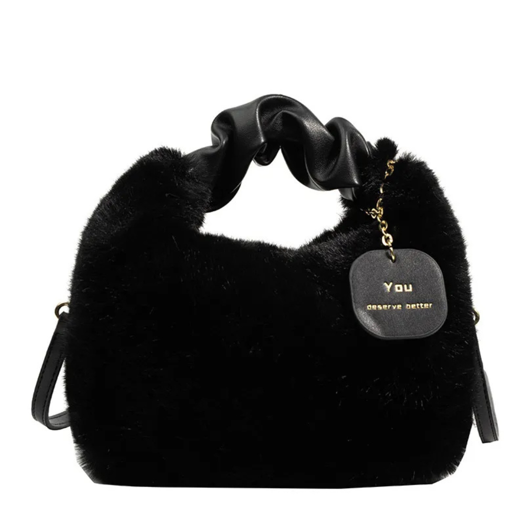 Plüsch Tasche für Damen ⎜ Kuschelige Winter Tote Bag