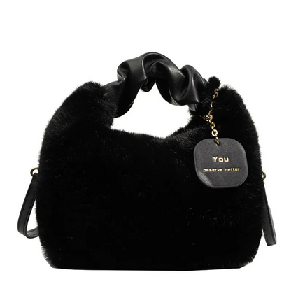 Plüsch Tasche für Damen ⎜ Kuschelige Winter Tote Bag