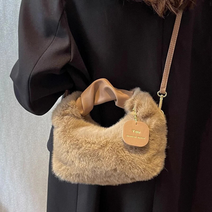 Plüsch Tasche für Damen ⎜ Kuschelige Winter Tote Bag