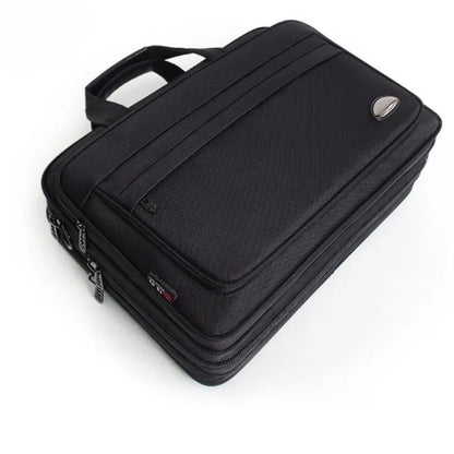 Laptoptasche für Herren ⎜ Wasserdichte Oxford-Aktentasche mit viel Stauraum und robuster Verarbeitung