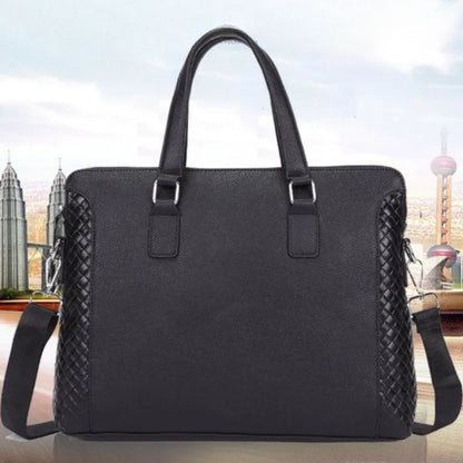 Laptoptasche für Herren ⎜ Echtleder-Aktentasche mit stylischem Design und Platz für 14-Zoll-Laptop