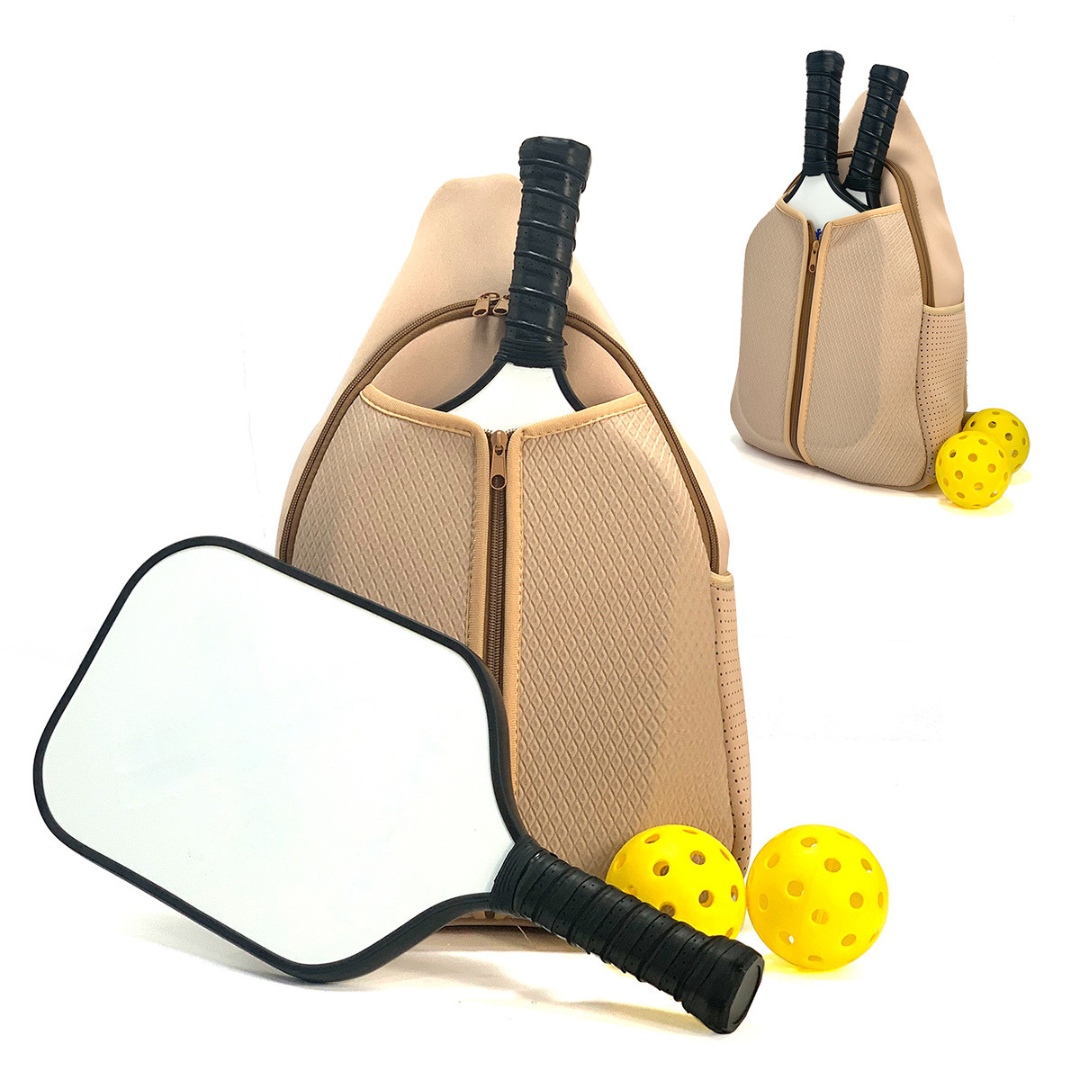 Tennistasche für Damen ⎜ Stilvolle Tragetasche mit Schultergurt und Außentasche für zwei Schläger