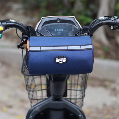 Fahrrad-Lenkertasche ⎜ Kompakte Rahmentasche mit großer Kapazität und reflektierendem Streifen