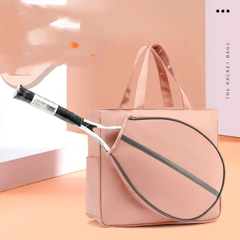 Tennistasche für Damen ⎜ Schultertasche mit Schlägerfach und Stauraum für Sport und Freizeit