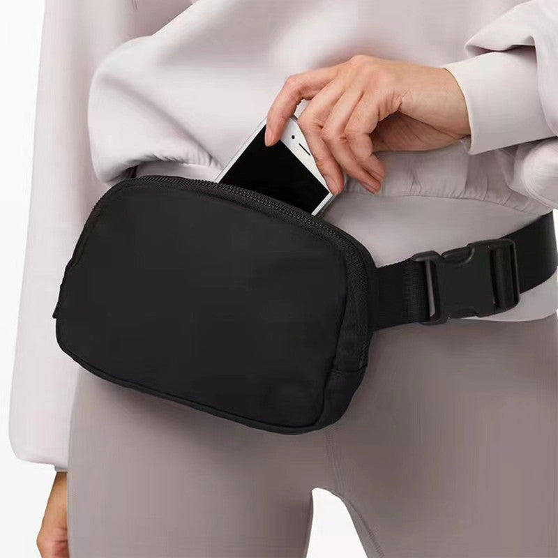 Laufgürteltasche für Damen und Herren ⎜ Leichte Sporttasche mit Reißverschluss und verstellbarem Hüftgurt