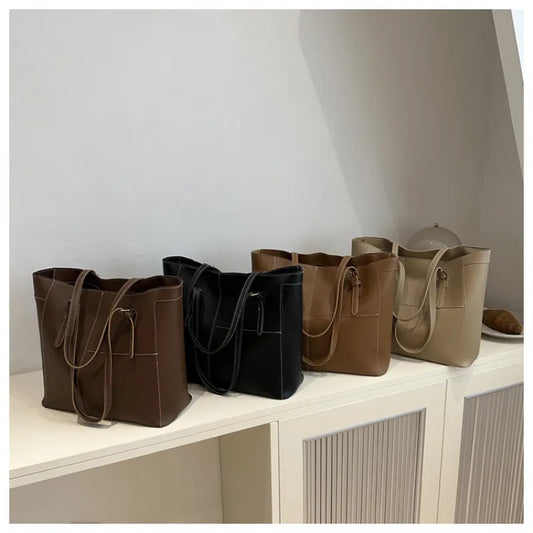 Große Handtasche für Damen ⎜ Praktische Schultertasche mit viel Stauraum für den Alltag