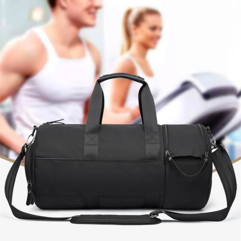 Sporttasche für Damen und Herren ⎜ Wasserabweisende Trainingstasche mit Schultergurt und Seitentasche