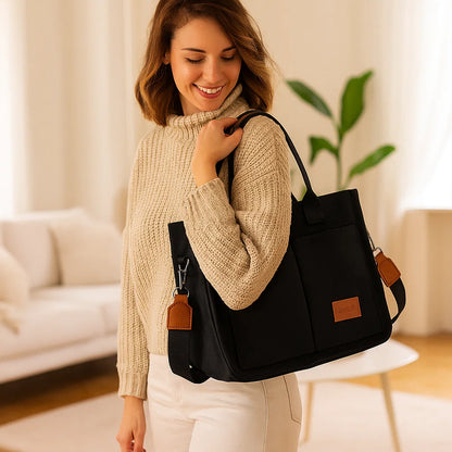 Geräumige Canvas Bag mit viel Platz