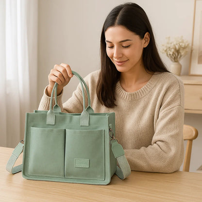 Geräumige Canvas Bag mit viel Platz