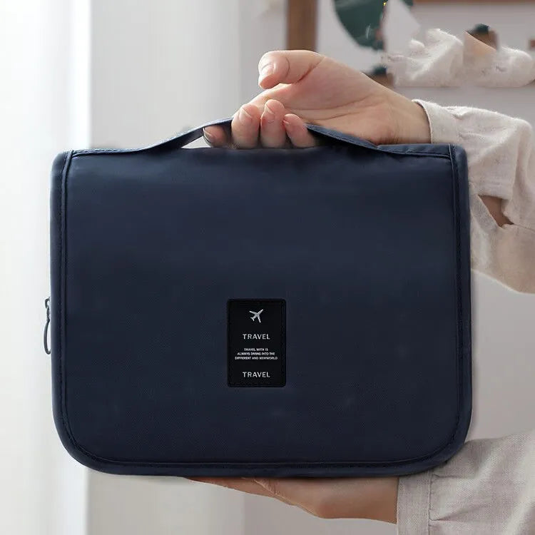 Kosmetiktasche für Reisen ⎜ Praktische Aufbewahrung mit großem Fassungsvermögen und Tragegriff