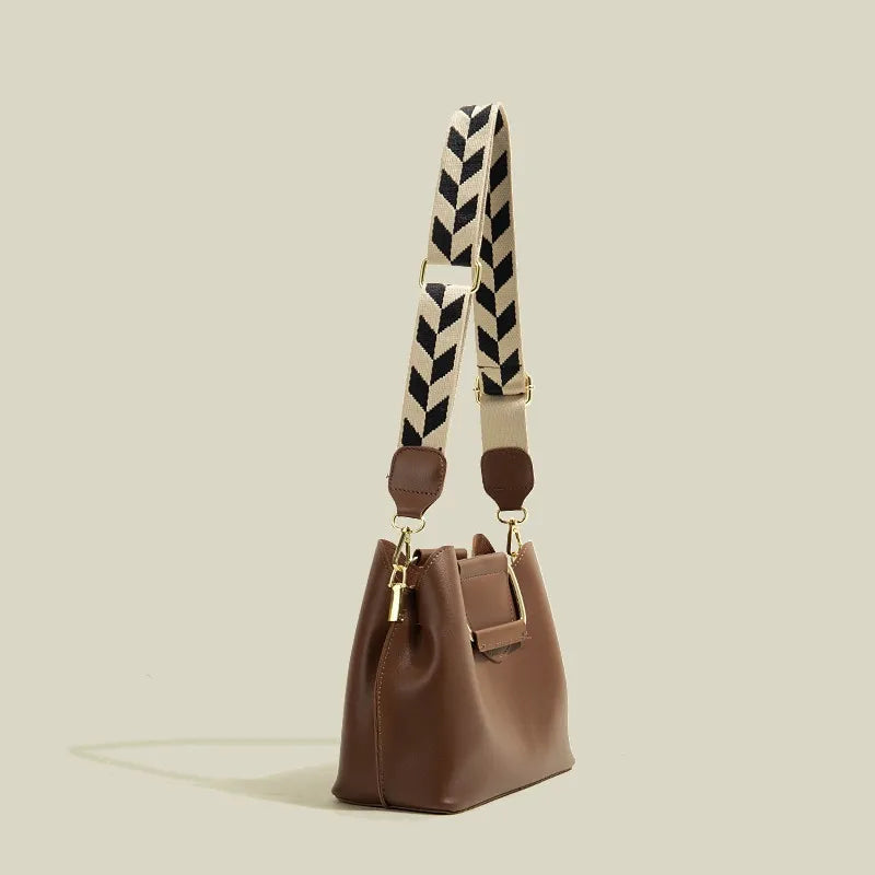 Bucket Bag für Damen ⎜ Modisches Design mit breitem Schultergurt und praktischer Tragefunktion