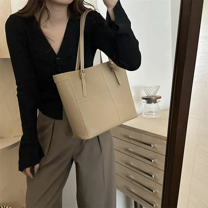 Große Handtasche für Damen ⎜ Praktische Schultertasche mit viel Stauraum für den Alltag