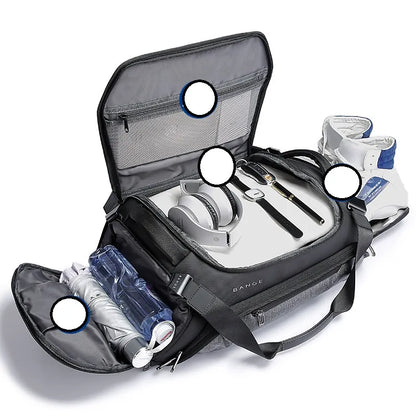 Reisetasche für Damen und Herren ⎜ Sportliche Weekender-Tasche mit Nassfach und großem Stauraum für unterwegs