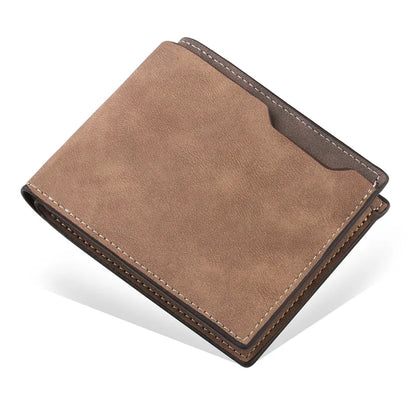 Klassische Geldbörse für Herren ⎜ Schlichtes Design mit mehreren Kartenfächern und Platz für Bargeld