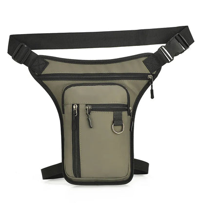 Bein- und Gürteltasche für Herren ⎜ Wasserdichtes Design mit mehreren Fächern für Outdoor und Freizeit