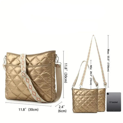 Wasserabweisende Nylon Crossbody Tasche ⎜ Vielseitig und praktisch mit robustem Design