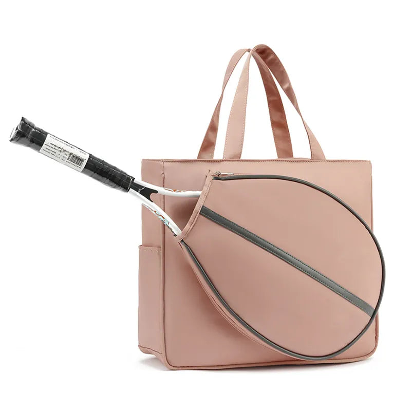 Tennistasche für Damen ⎜ Schultertasche mit Schlägerfach und Stauraum für Sport und Freizeit