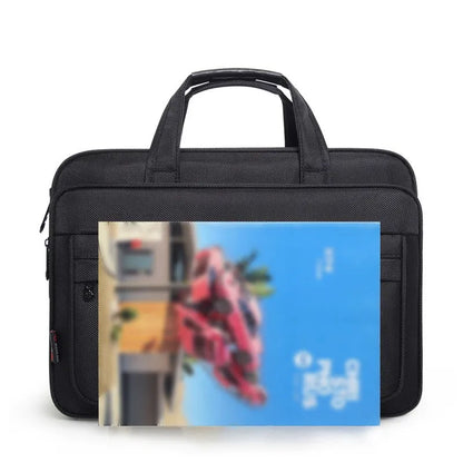 Laptoptasche für Herren ⎜ Wasserdichte Oxford-Aktentasche mit viel Stauraum und robuster Verarbeitung