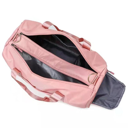 Yogatasche für Damen ⎜ Vielseitige Sporttasche mit Schultergurt und separatem Fach für Schuhe oder Wäsche