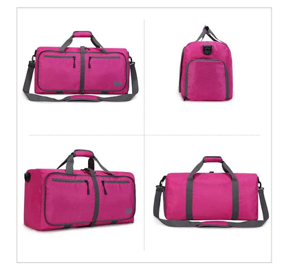 Reisetasche ⎜ Tragbare, faltbare Sporttasche mit großer Kapazität und praktischen Fächern
