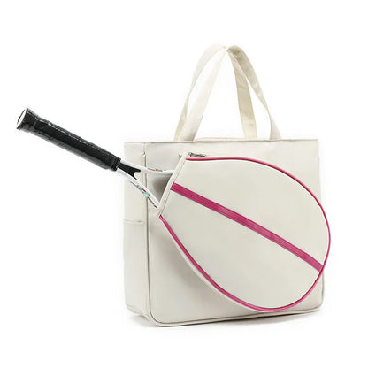 Tennistasche für Damen ⎜ Schultertasche mit Schlägerfach und Stauraum für Sport und Freizeit