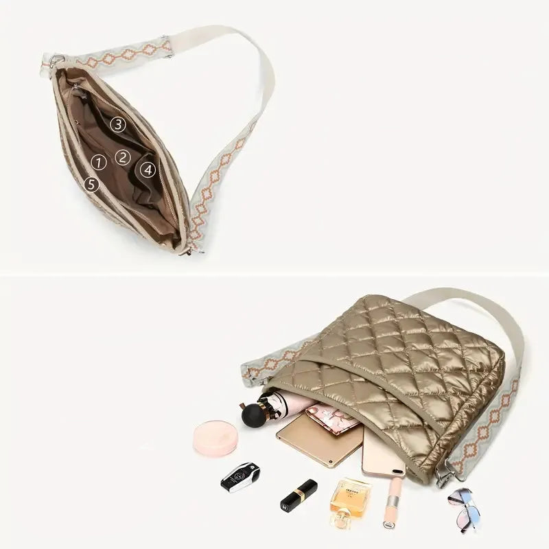 Wasserabweisende Nylon Crossbody Tasche ⎜ Vielseitig und praktisch mit robustem Design