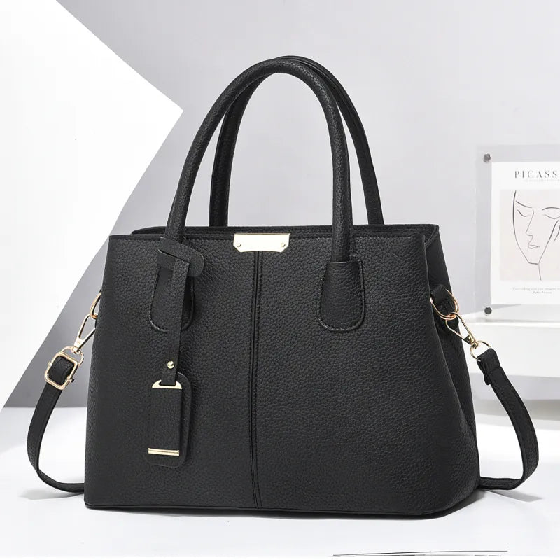 Damen Handtasche ⎜ Modische Tasche mit großem Stauraum