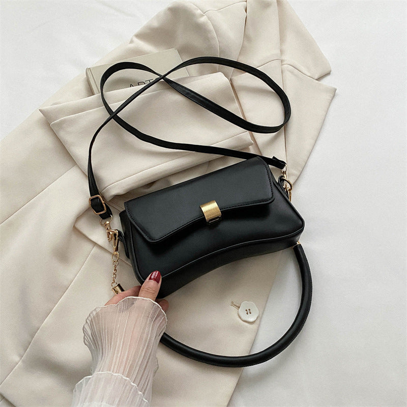 Kleine Umhängetasche für Damen ⎜ Tasche mit goldener Schnalle