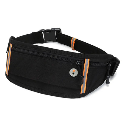 Gürteltasche für Outdoor und Sport ⎜ Wasserdichte Hüfttasche mit Kopfhöreröffnung und Reißverschlussfach